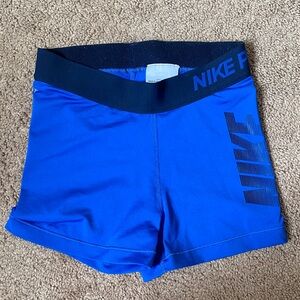 Nike Pro Women's Cobalt Blue Bike Shorts